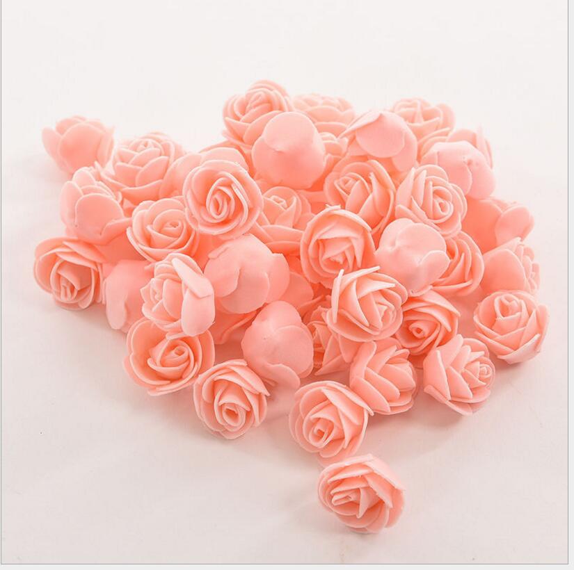 50 STUKS Kunstmatige Bloem Hoofd Handgemaakte DIY Bruiloft Woondecoratie Multi-gebruik PE Foam Rose: 7