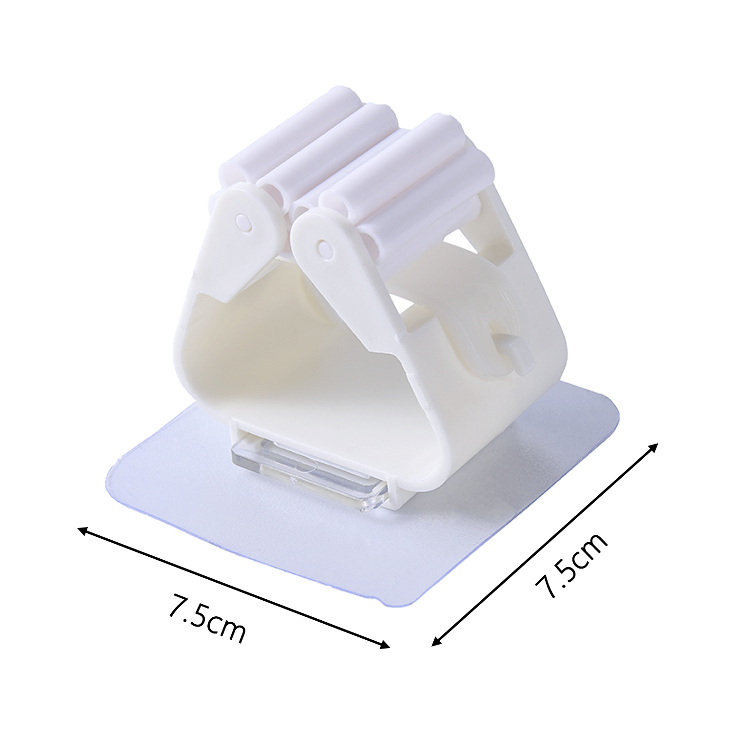 Moppeholder selvklebende kostestativ veggmontert moppestøtte feiebørstekrok oppbevaringsorganisator dårlig kjøkkenutstyr