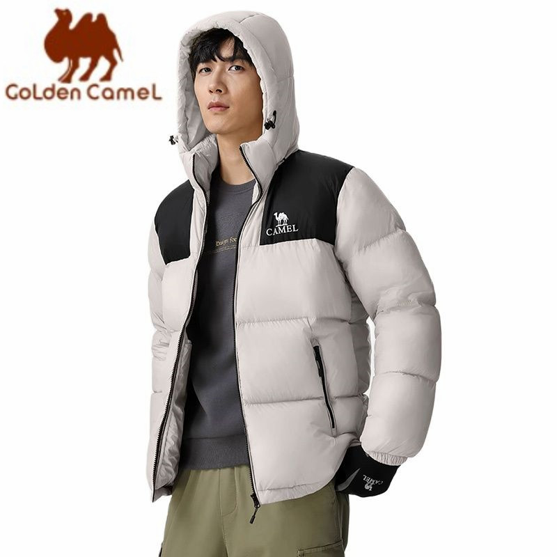 GOLDEN CAMEL Outdoor Down Jackets Women Men's Winter Coats Windbreakers Thickened Plush Bread Jacket for Men Autumn