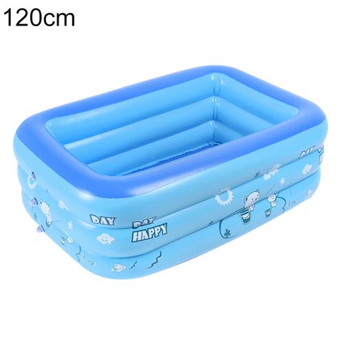 Tragbare Karikatur Irectangle nflatable Baby freundlicher Eltern Interaktive Wasser Spielen PVC Heimat Garten Wanne Schwimmen Schwimmbad: 120cm