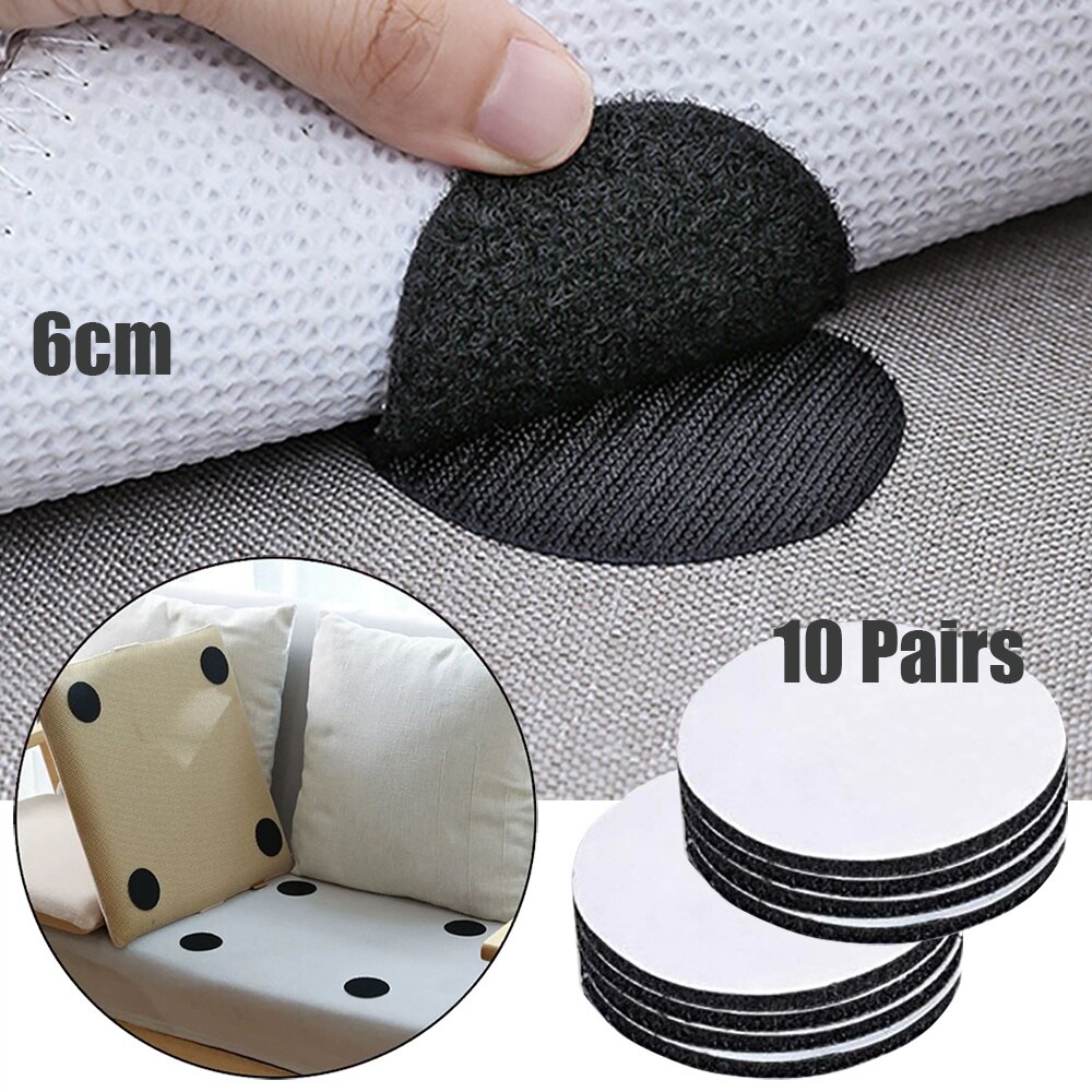 20Pcs/10 Pairs Anti Curling Tapijt Tape Tapijt Grijper Veilige Het Tapijt, Sofa, en Lakens In Plaats En Houden De Hoeken Platte