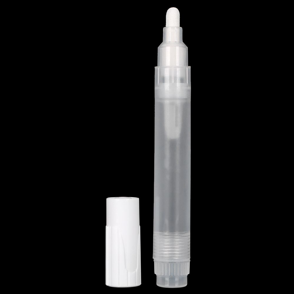 Empty Paint Pen 3/5/6.5/8/10mm Repeatable Rod Plastic Liquid Chalk Marker Barrels Transparent Refillable ink Graffiti Tube Pens