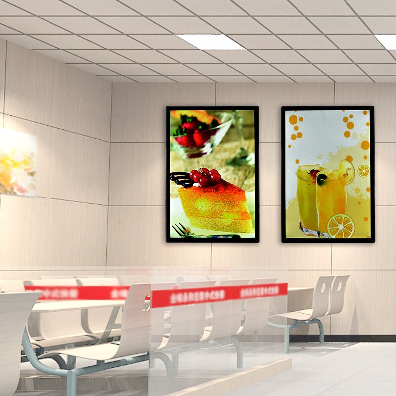 Diy Reclame Display Backlit Led Teken Profiel Backlit Display Magnetische Lichtbak