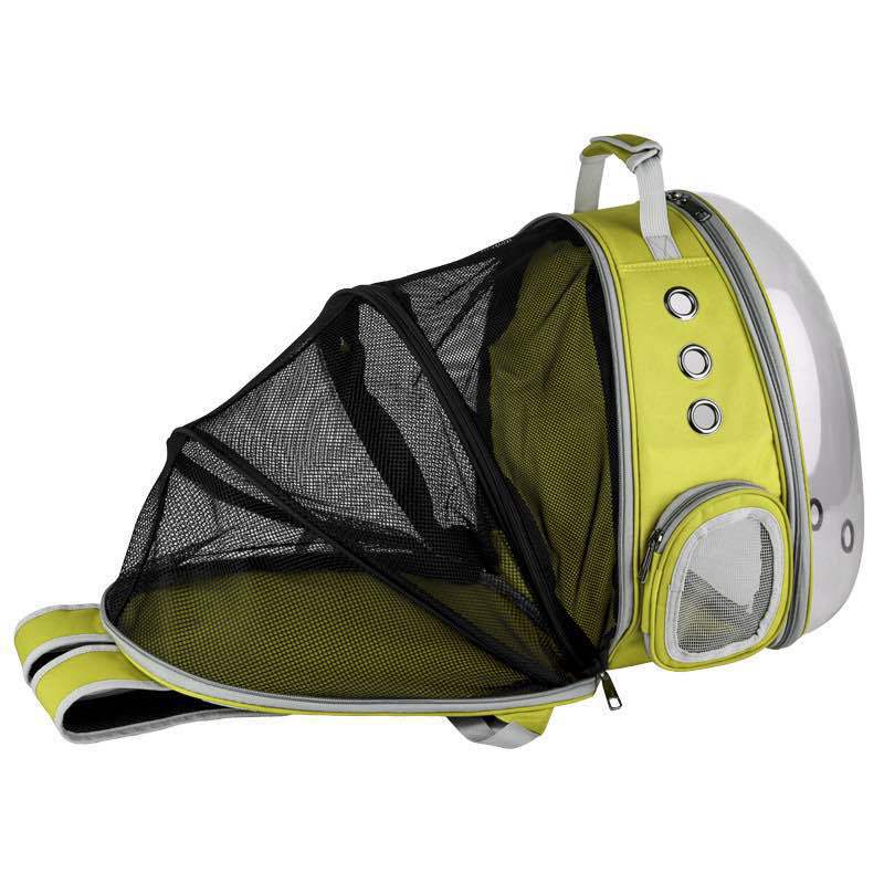 Portable Pet Cat Backpack Outdoor Travel Breathable Capsule Capsule Small Dog Cat Backpack Pet Carry Transparent Backpack