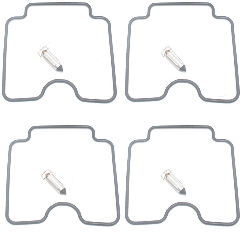 Motorcycle carburetor repair kit for FZS1000 FZS 1000 FAZER FZ-1 2001-2005 floating needle parts gasket: 4pcs gasket