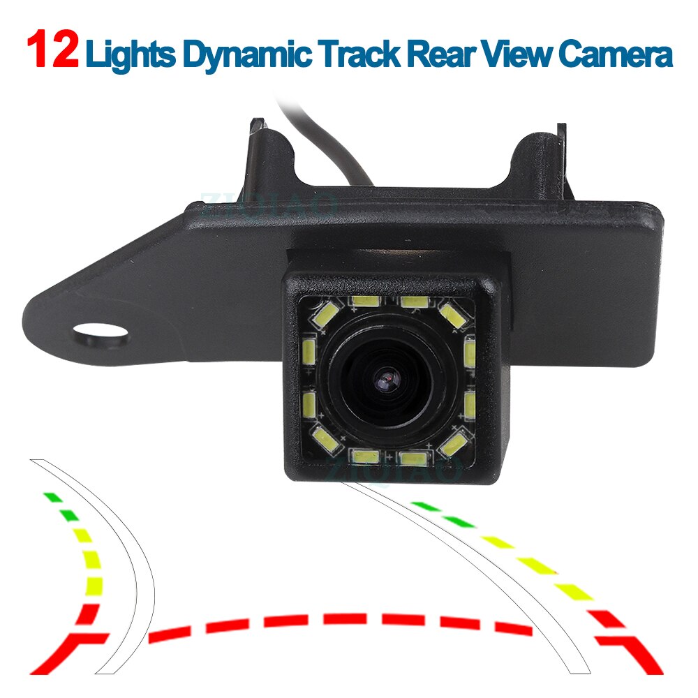 ZIQIAO pour Mitsubishi ASX caméra de recul de stationnement dédiée HS054: 12 LED dynamic track