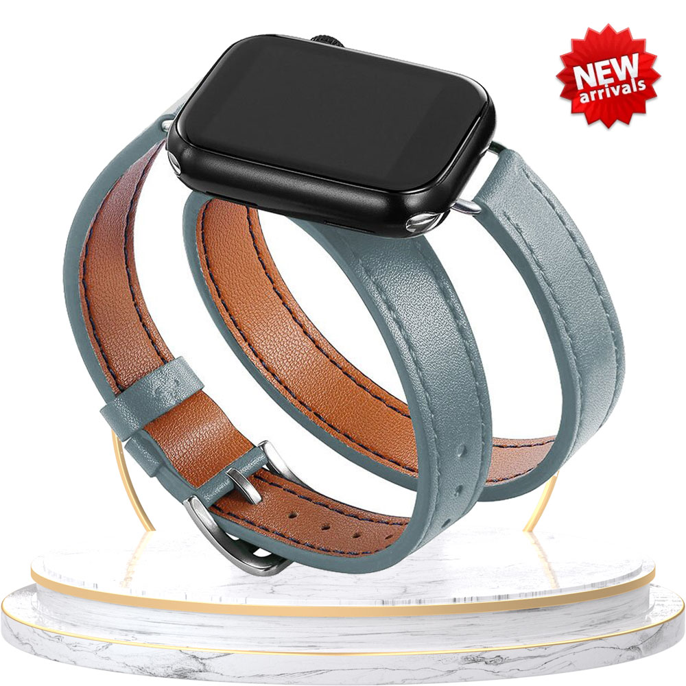 Leren band voor Apple Watch Band 40 mm 41 mm 44 mm 45 mm 49 mm 38/42 mm correa IWatch Series 8 7 6 SE 5 4 Ultra vervangende armband
