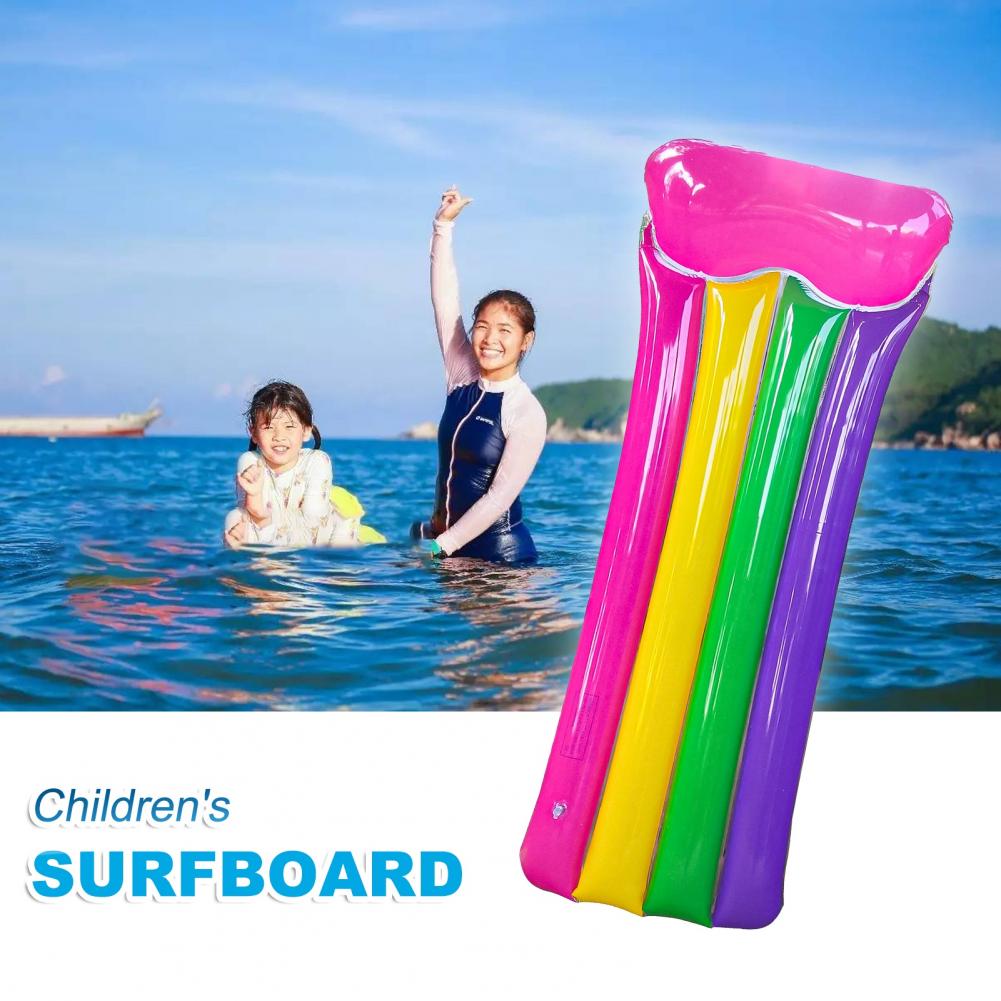 Simple Pool Lounger Portable PVC Pool Float Transparent Pool Lounger for Adults Inflatable Pool Lounger