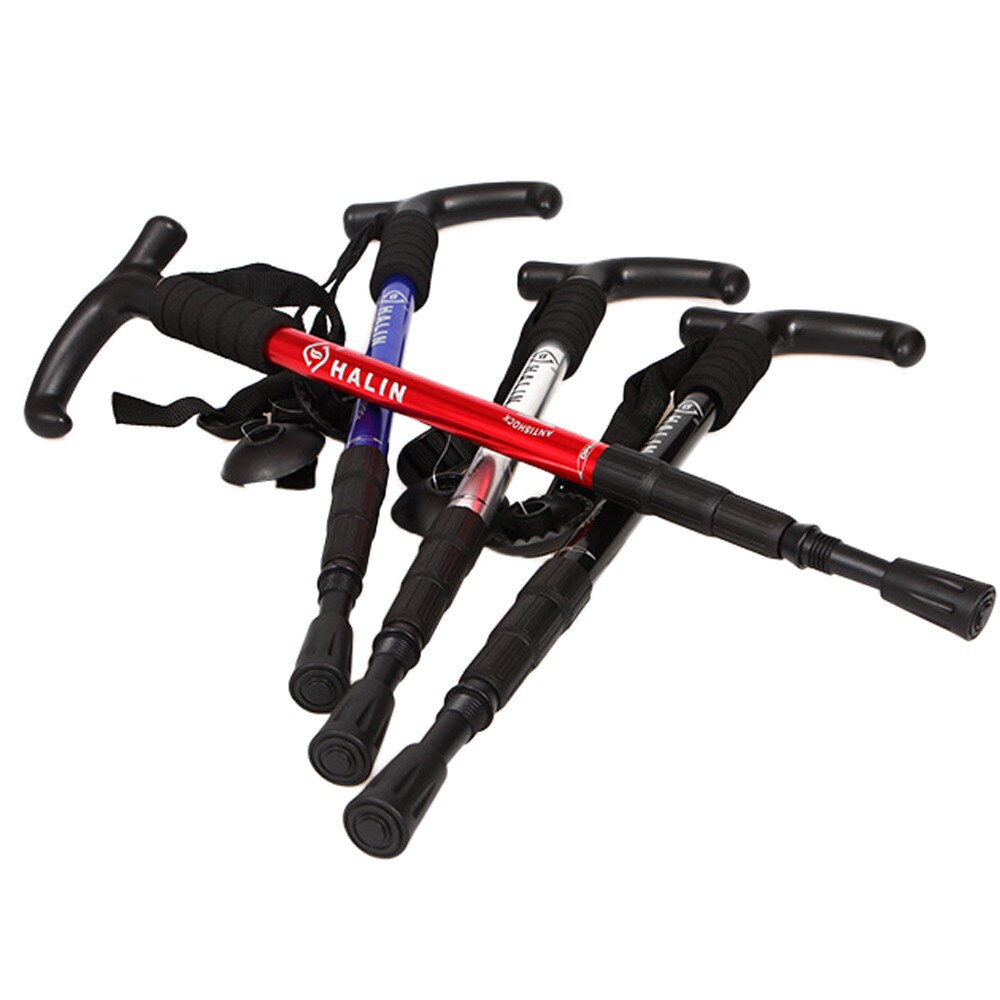 Nordic Walking Sticks Telescopic Trekking Climbing Anti Shock Hiking Walking Trekking Trail Poles Stick Adjustable Canes Elderly