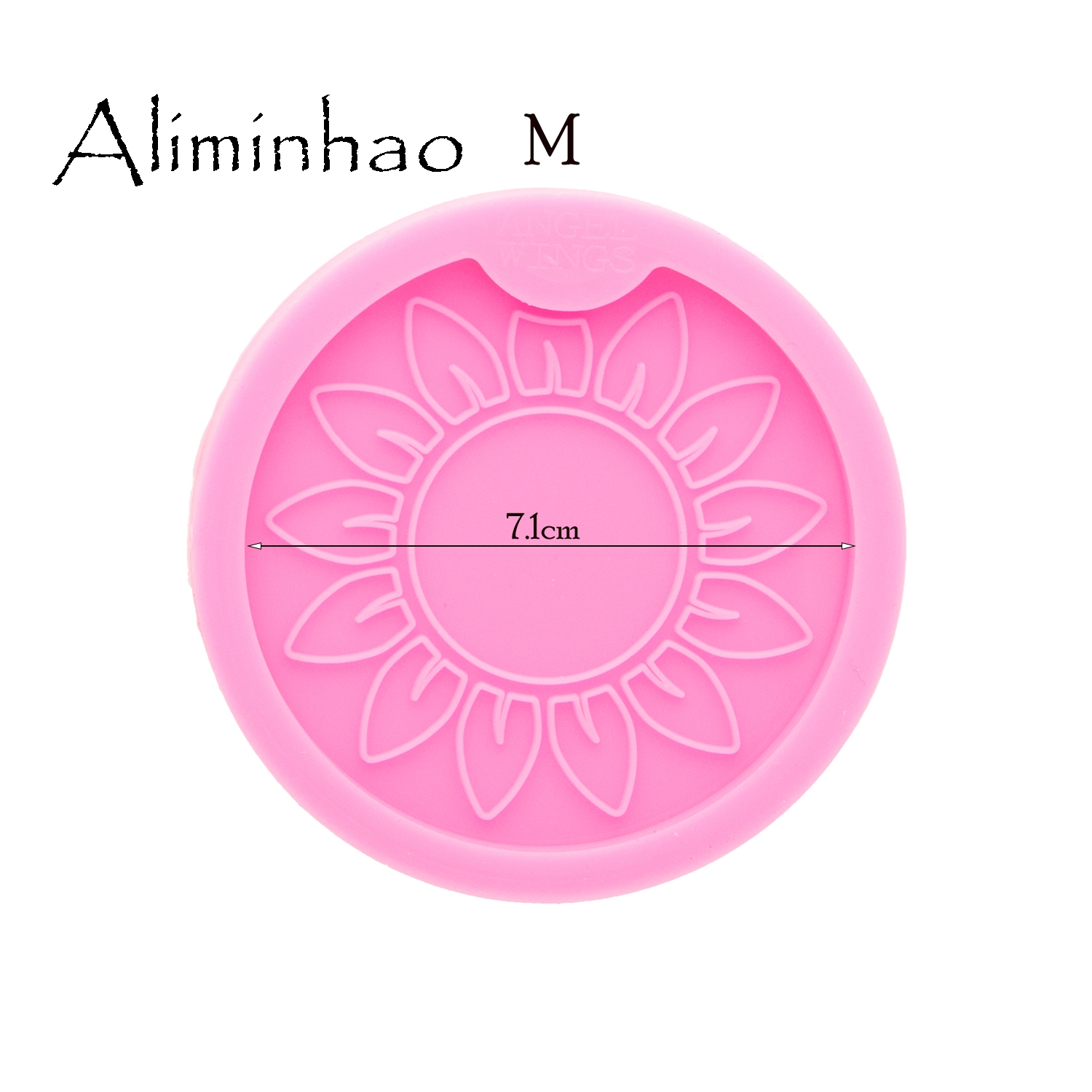 DY0674 2.5/2.8 In pot blad top/Cheetah bodem/Star Geode Auto Coaster Mold Agaat Hars Siliconen mallen DIY Epoxy Mold Crafting: Clear