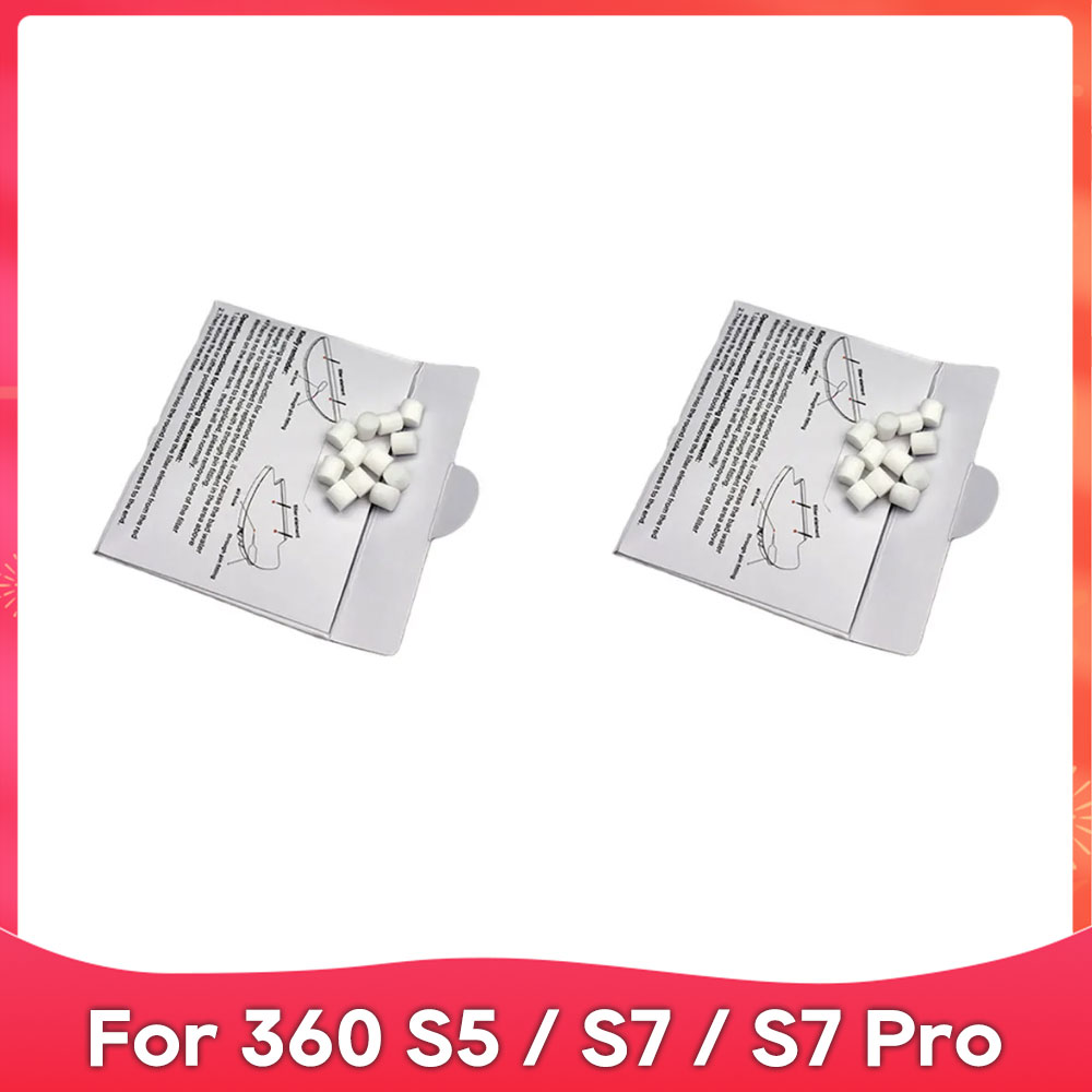 Fit for 360 S5 / S7 / S7 Pro Robot Vacuum Cleaner Spare Parts Roller Side Brush Hepa Filter Water Tank Filter Mop Cloths Rag: MULTI