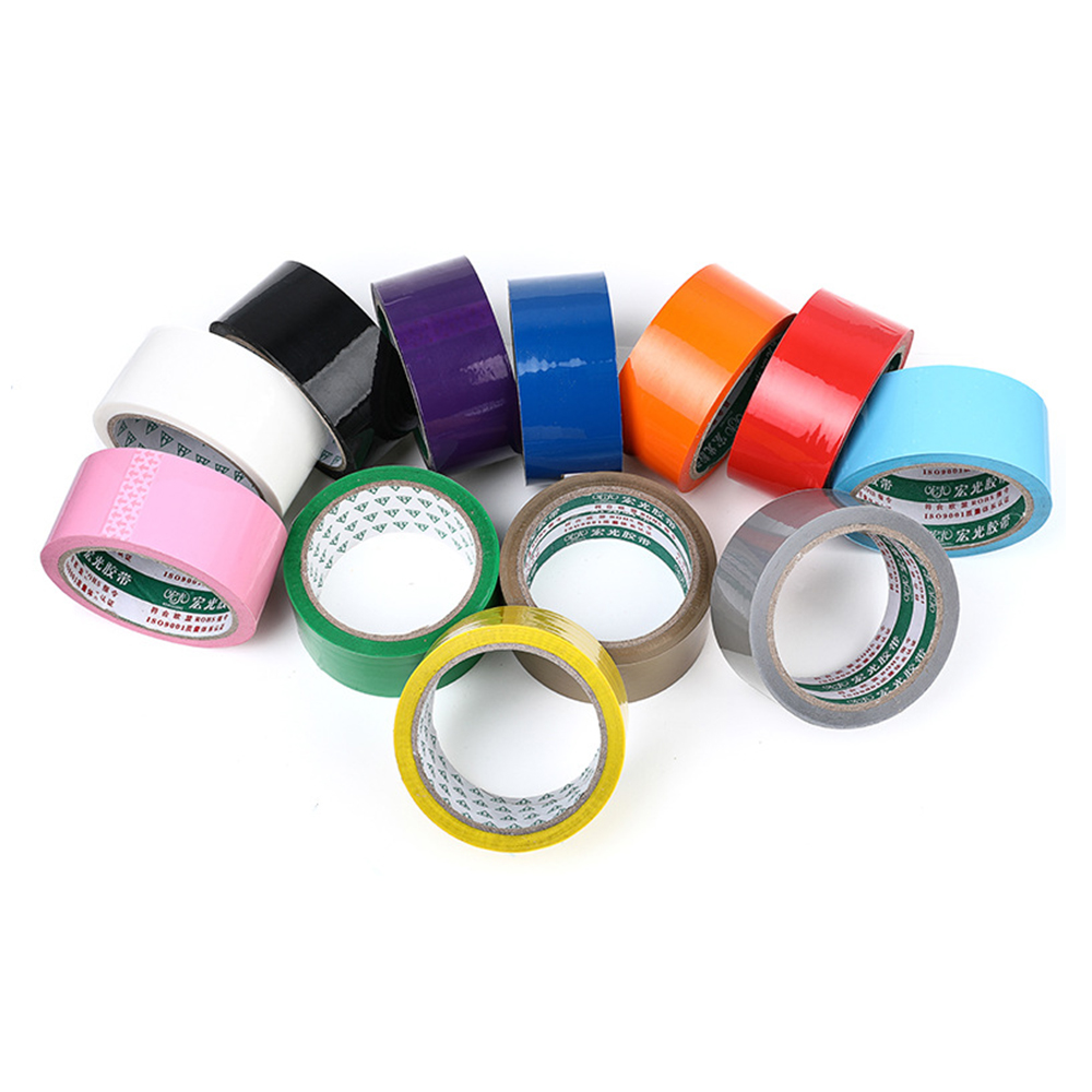 1-teiliges farbiges BOPP-Klebeband zur Verpackung, Staub- und Haarschutz, geeignet für Fabriken/Häuser/Schulen