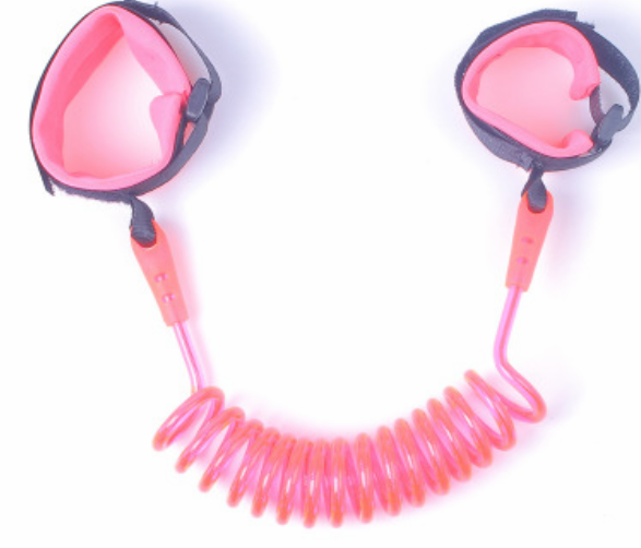 Arnés de seguridad para niños, Correa antipérdida ajustable, muñequera de tracción, correa para bebés y niños: Pink / 2m