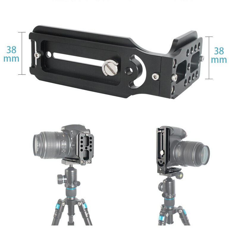 L130 snelkoppelingsplaat universele l-beugelplaat verticale plaat voor dslr-camerastatief kogelkop