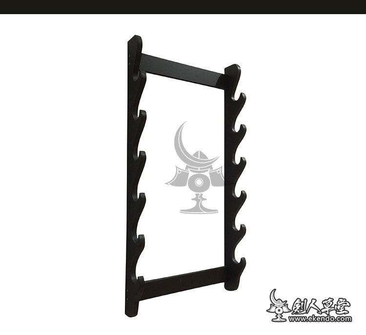-IKENDO.NET-SP075-support KATANA BOKKEN SHINAI-Standard-noir mural-montable-support KATANA BOKKEN SHINAI pour mettre un SHINAI