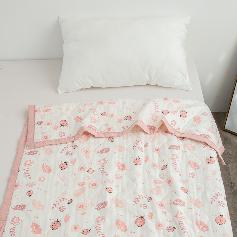 Komfortabel sommerdyne for barn 100%  bomull luftgjennomtrengelighet japansk stil for hjemmebarnehageskole