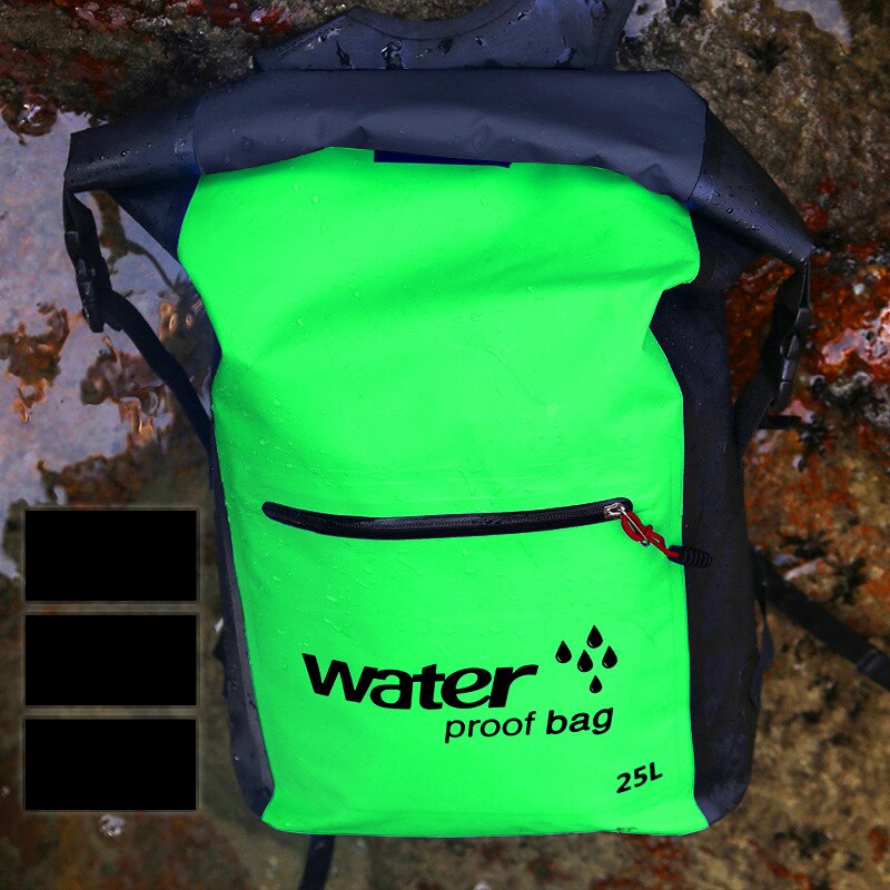 25l vandtæt rygsæk tørpose svømmetaske justerbar skulderrem flydende tørsæk til sejlads flydende sejlads rafting: G
