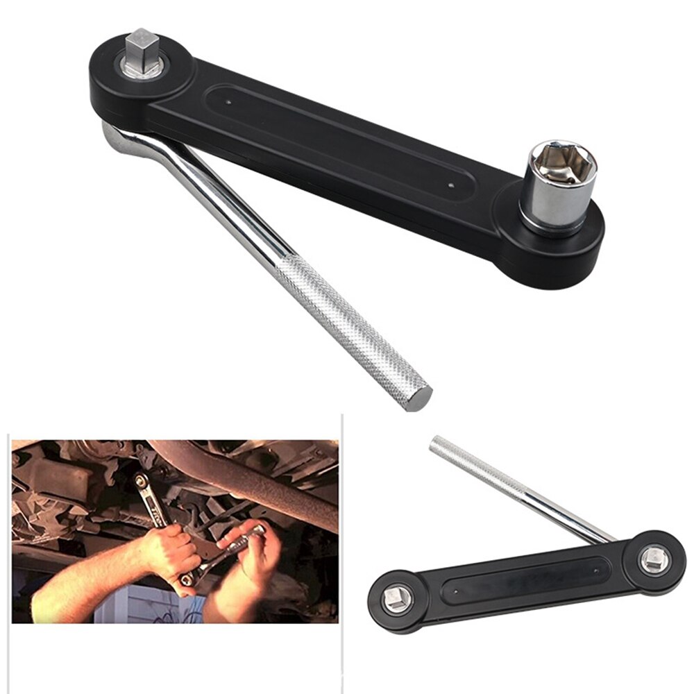 3/8" Universal Extension Wrench Home Mechanical Tension Wrench Automotive Repair Tools Black Torque Spanner