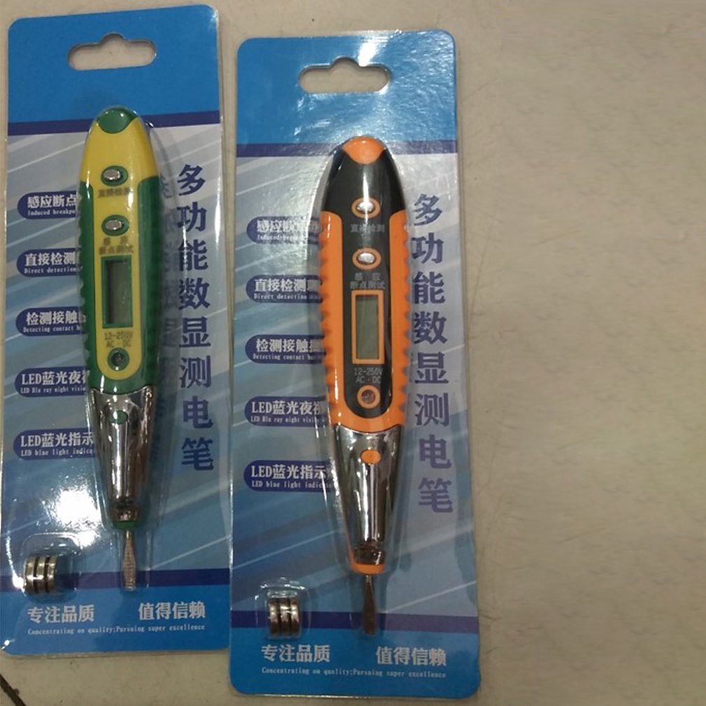 Electric Pen Multifunctional Digital Display High-Precision Electrometer For Electrician Induction Line Detection