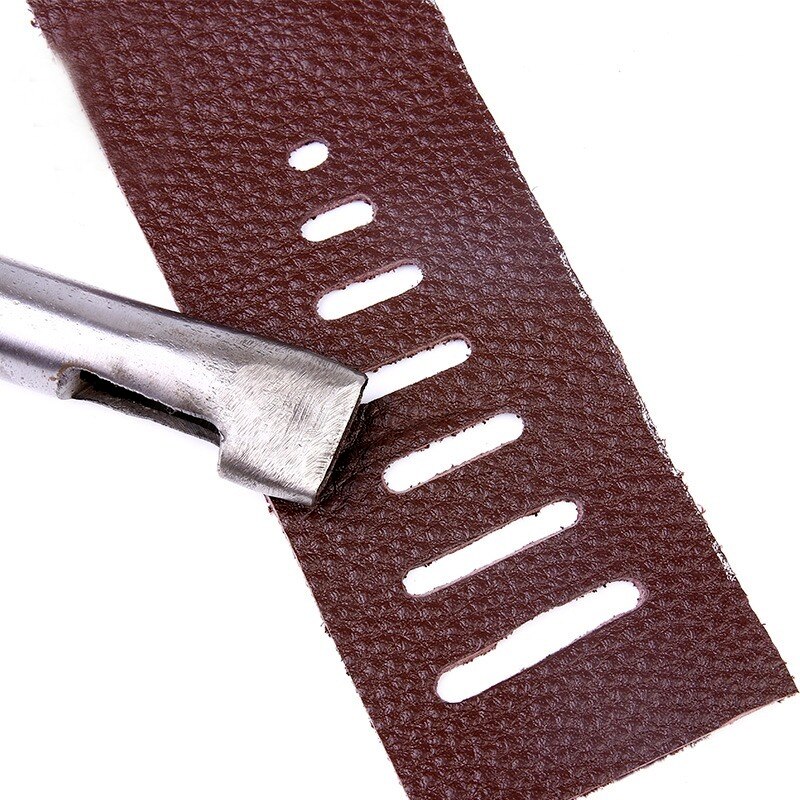 3mm/4mm/5mm/6mm/7mm/8mm*2mm Oval Shape Hole Punch Cutter Belt Watch Band Gasket Hollow Leather Diy Tool