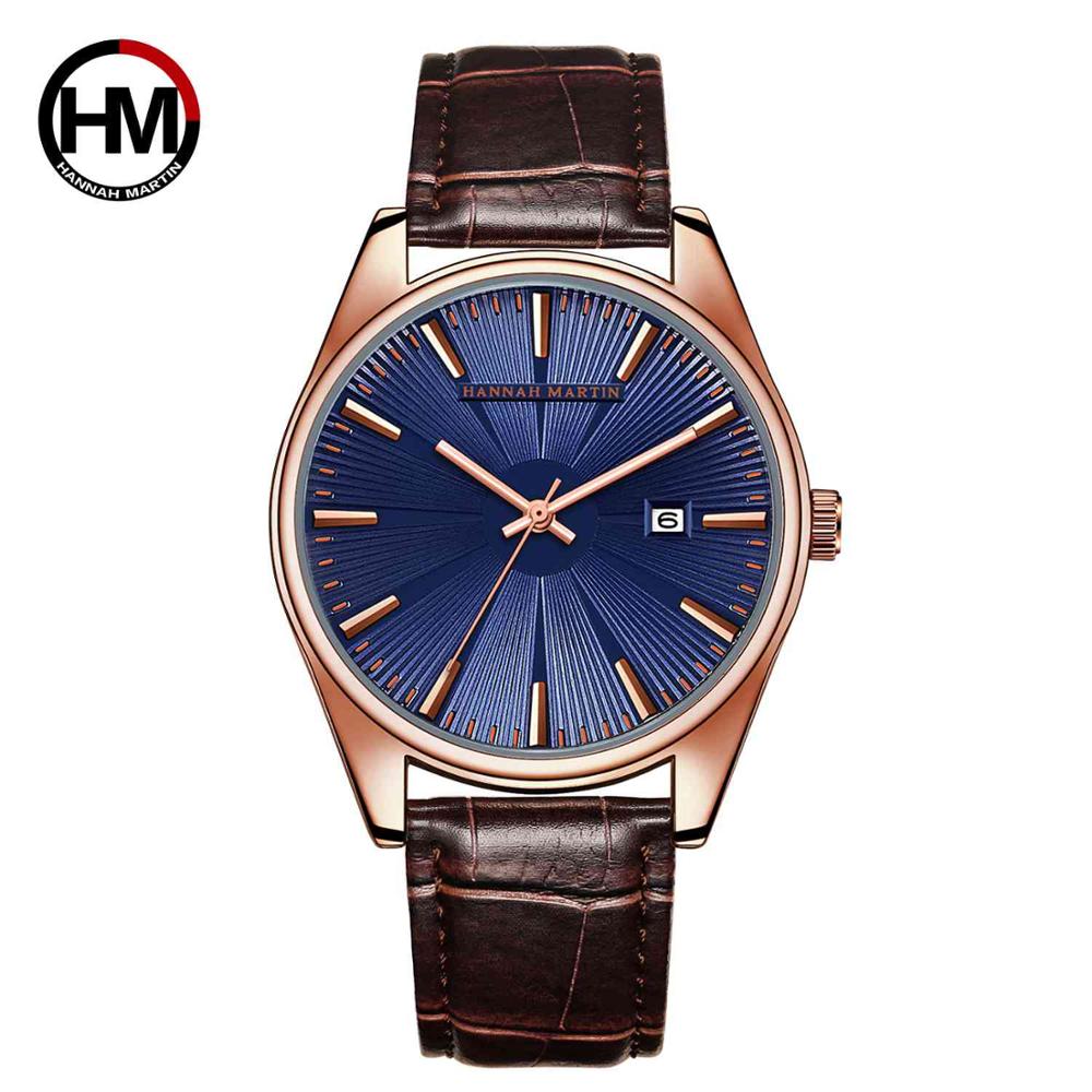 Reloj de pulsera con patrón de Sol de para hombre, cronógrafo con esfera Radial, de cuero, resistente al agua, de lujo, con calendario,: KY15-L-FK