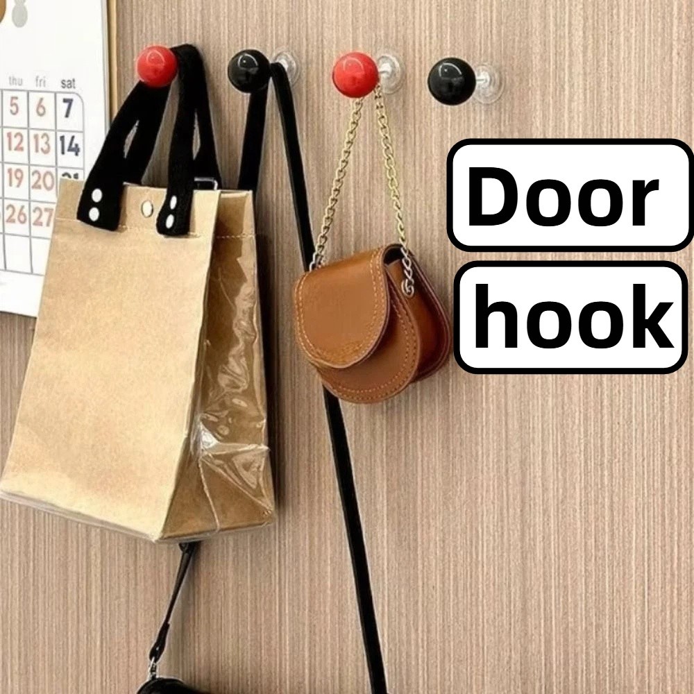 Plastic Rocker Switch Sticker Red Black Red Ball Switch Decoration Black Ball Switch Cover Wall Stickers