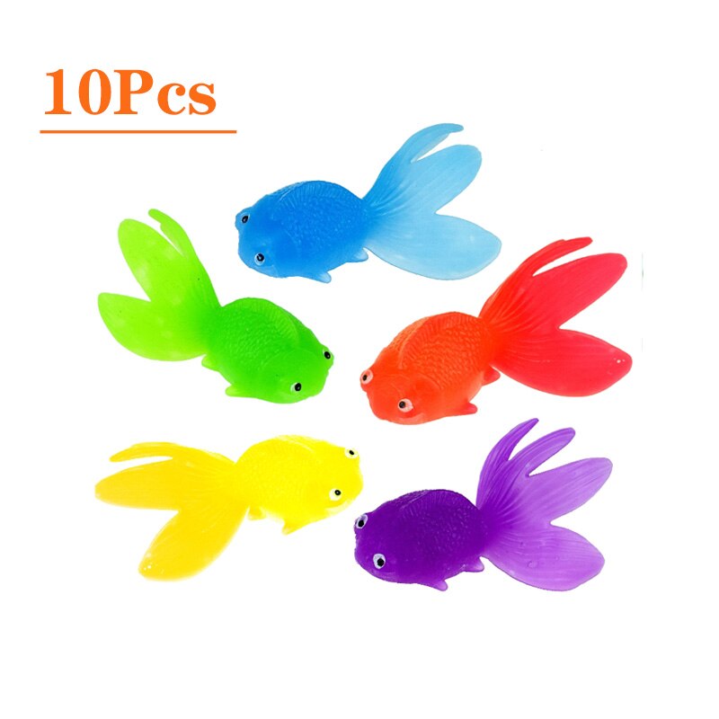 10Stck Mini Nette Goldfisch Kapsel Kleine Spielzeug Viel Pvc Spielzeug Tiere Interessant Günstige Zeug Neuheit Einzelteile: Ursprünglich Titel