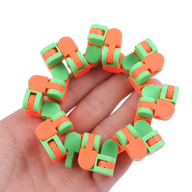 Wacky Tracks Snap and Click Toys Kids Autism Snake Puzzles Classic Sensory Toy for Children Kids Adult Anti-Stress Toy !