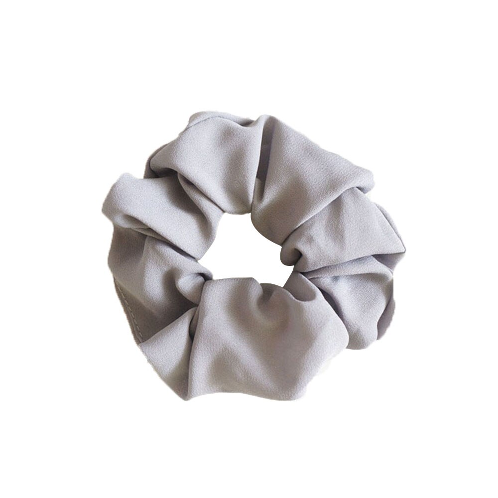 Mode Effen Kleur Licht Reflecteren Haar Scrunchies Paardenstaart Houder Soft Stretchy Haar Elastisch Touw Accessoires Voor Vrouwen Haarband: 06
