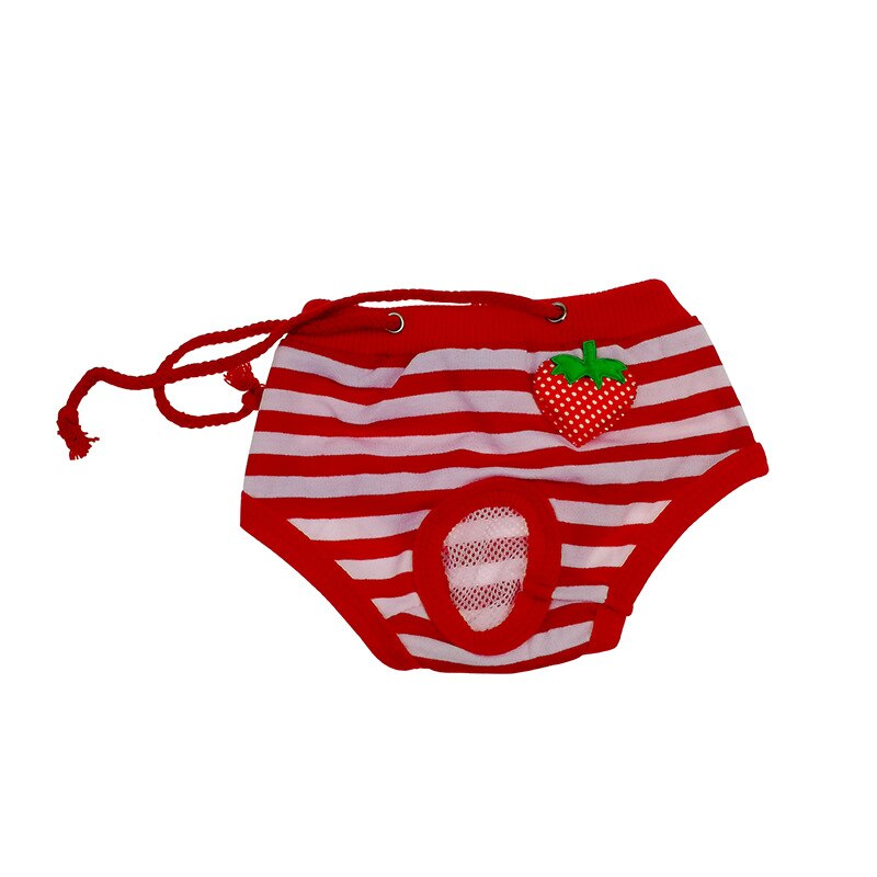 1Pcs Dog Physiological Pants Cute Print Diaper Sanitary Pants Washable Dog Shorts For Small Medium Dogs Underwear Briefs