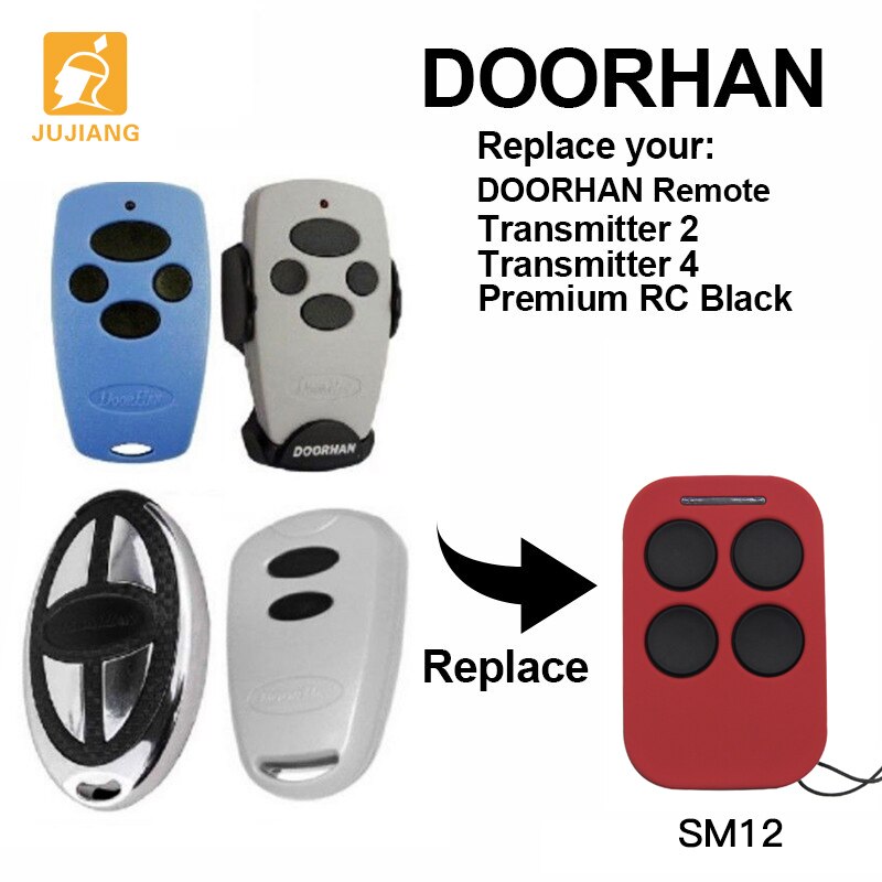 Vier-Deur Knop Type Multifunctionele Afstandsbediening Garagedeur Sluitertijd Deur Face-To-Face Copy directe Kopie Afstandsbediening