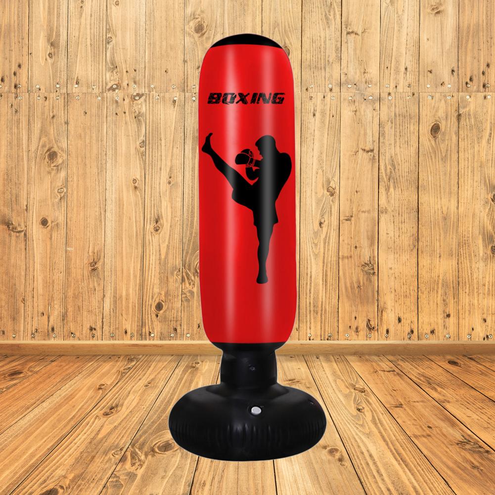 Punching Bag Smooth Surface Inflatable Free Standing Kids Punching Boxing Bag Inflatable Human Wall Tumbler Boxing Column