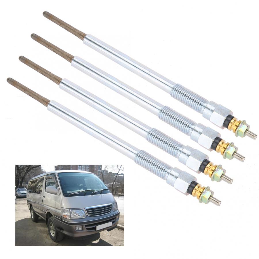 4 st/set dieselvärmare glödstift passar till toyota avensis corolla hiace hilux rav 4 land cruiser bil gnisttillbehör