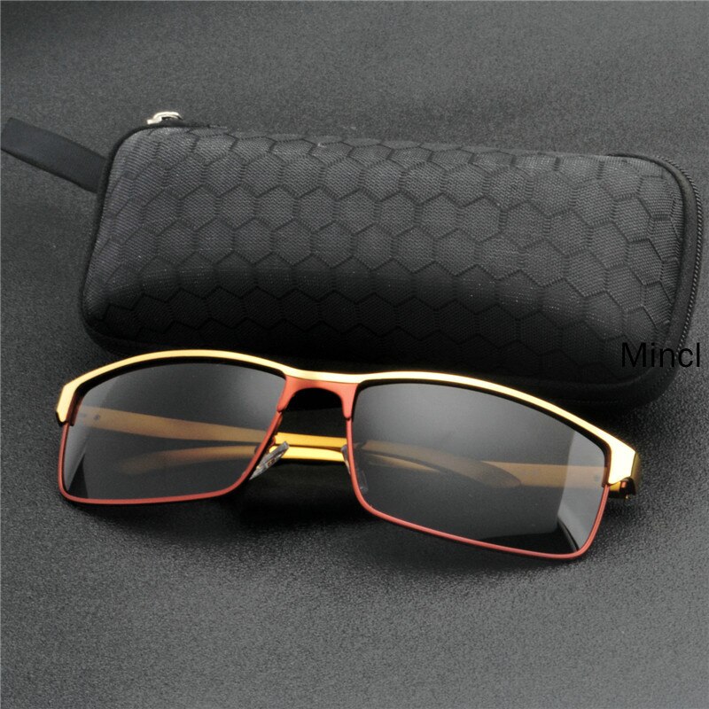 Men Aluminum black Sunglasses HD Polarized UV400 Mirror Male Square brown Driving goggles Sun Glasses Women For Men FML