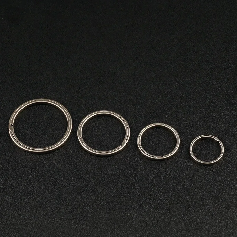 Titanium Alloy Key Rings Durable Elastic Metal Multi-purpose Key Ring Adult Keychain Accessories