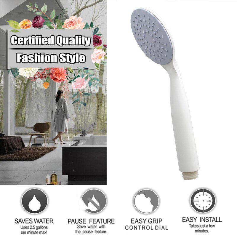 Picture of 68 Holes Handheld Nozzle Rainfall Shower Head Pres... – Grandado