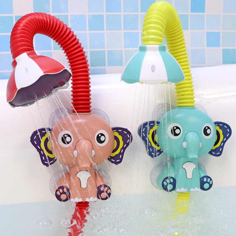 Electric Baby Shower Elephant Spray Toddler Boys Bath Toys Bathroom Water Toy Yellow Duck Cute Turtles Dinosaur Egg for Kids