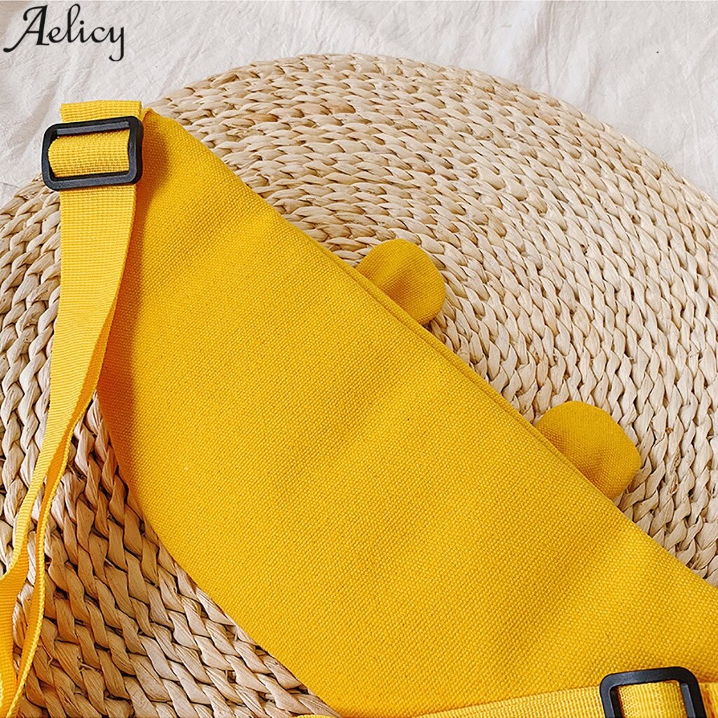 Aelglacial mignon taille sacs femmes poitrine sac femme toile frais couleur sac à main enfant Jokerphone pochette sac à bandoulière