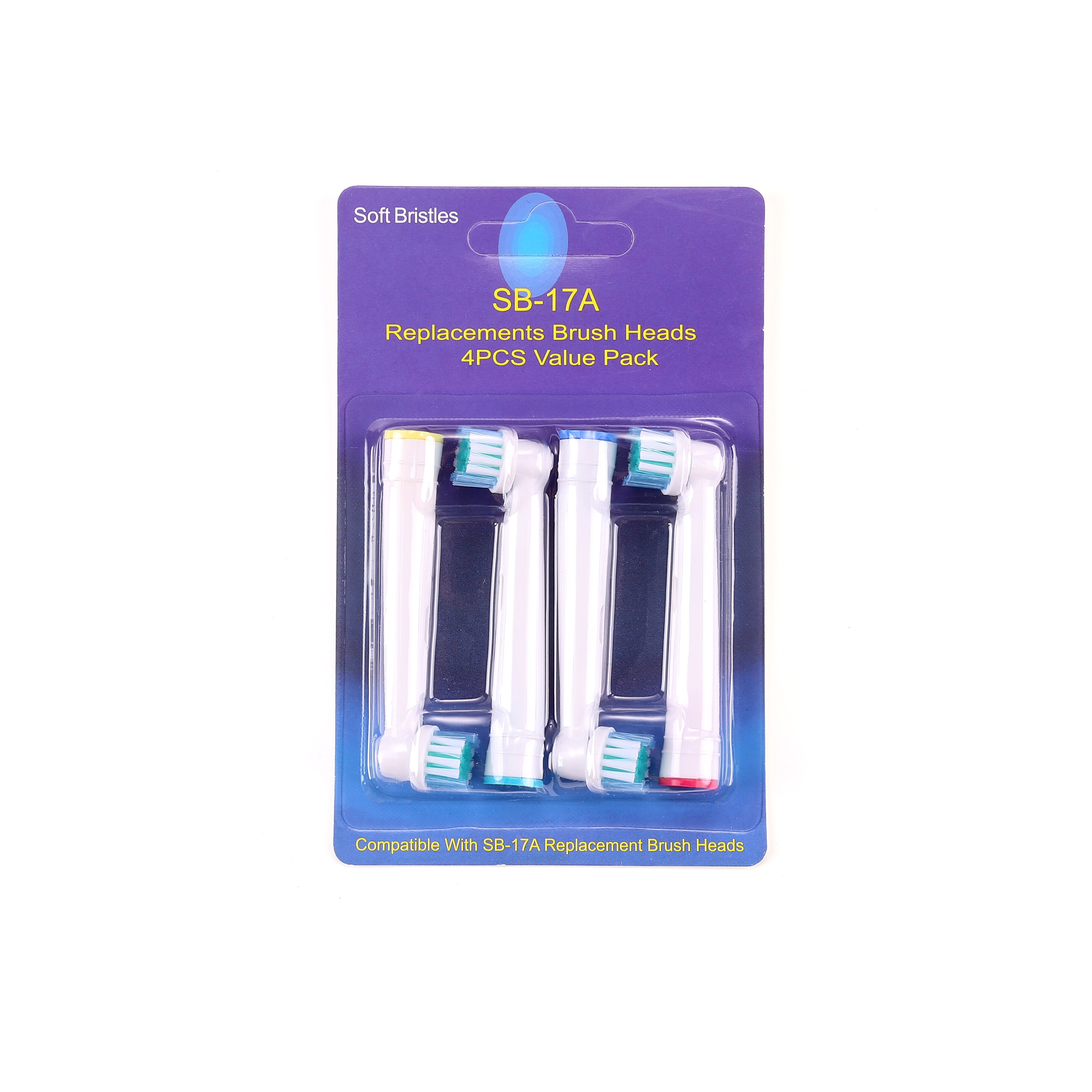 Cabezales de cepillo de dientes eléctrico, repuesto para sb-17a o-r-a-l b, Vitality Dual Clean Care, 12 Uds./8 Uds./4 Uds.