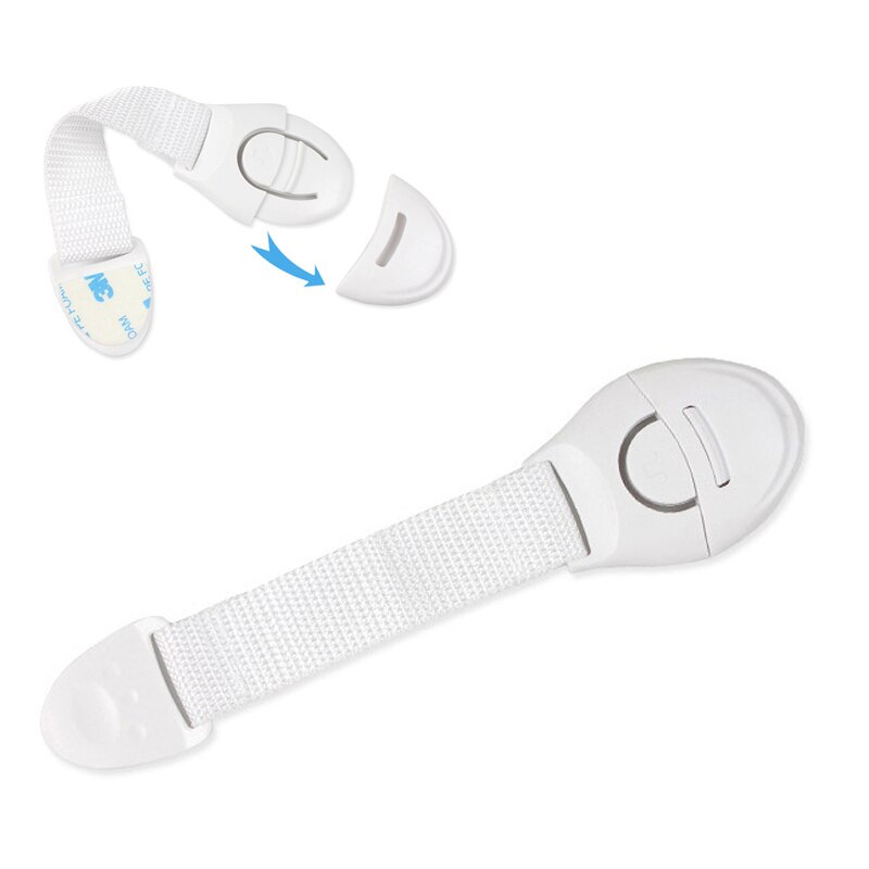 Serrure de sécurité bébé Plus 5 pièces | Sangles en plastique ABS pour enfant 3M, tiroir à colle/serrure d'armoire/serrures de toilette simples paquet hTRQ0224
