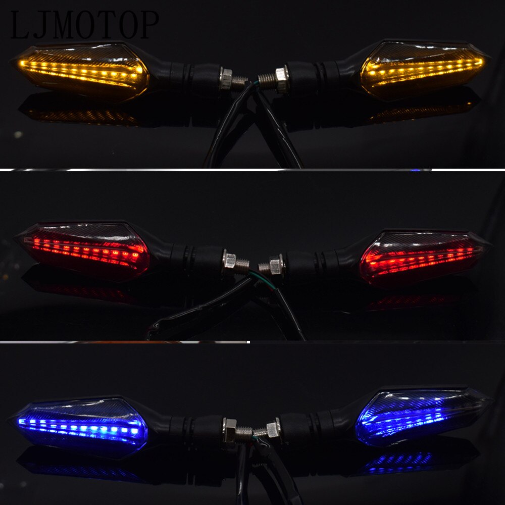 Clignotants de moto Fluide Clignotant Pour Kawasaki Z750 Z-750 Z750R Z750S 2007 Z1000SX Ninja 300 EX300