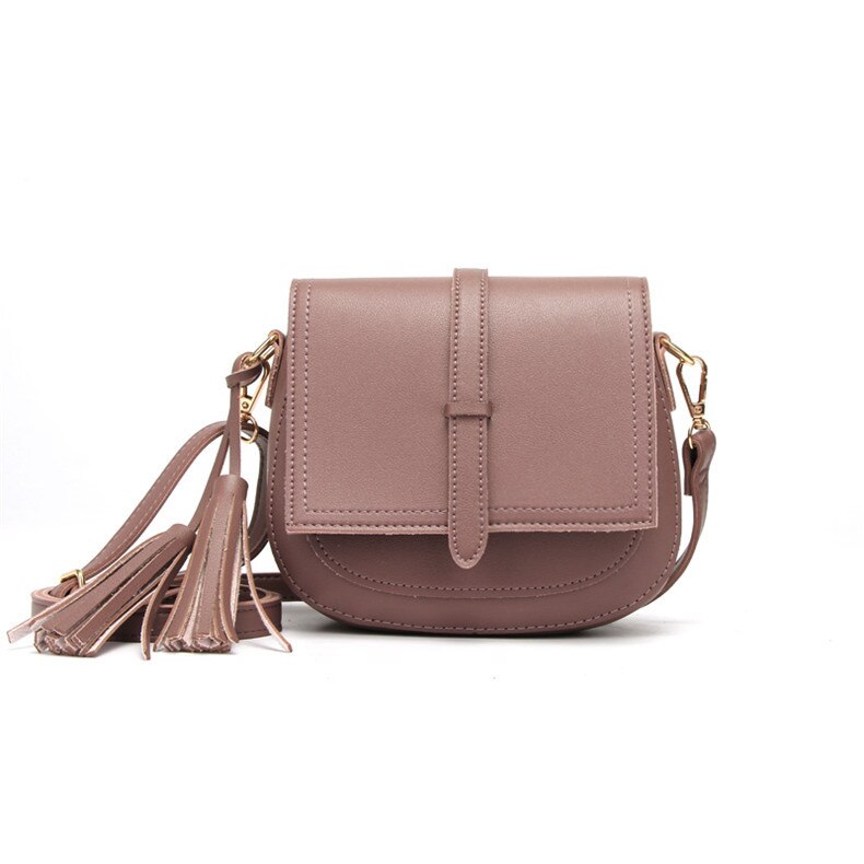 Vrouwen Schoudertassen Pu Lederen Tas Toevallige Kleine Vrouwelijke Crossbody Tas Met Kwastje Reizen Voor Dames Meisjes