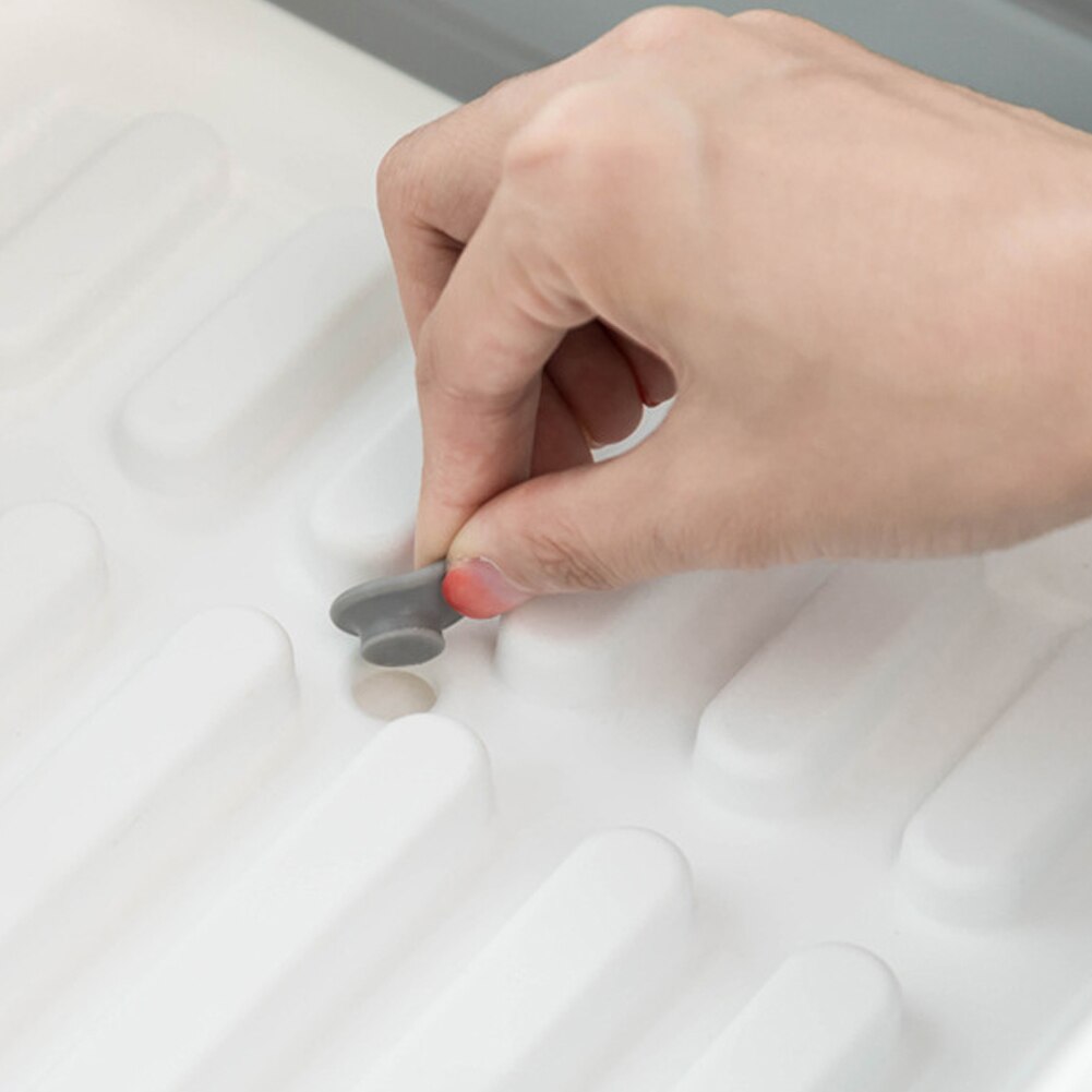 Collapsible Dish Drainer Folding Drain Bowl Rack Dish Rack Cutlery Storage Box Collapsible Dish Drainer Cutlery Stand Cup Holder