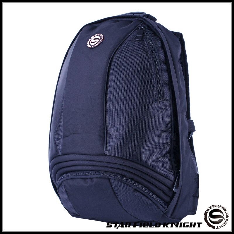 Black Motocross Backpack Moto Bag Waterproof Backpack Reflective Helmet Bag Motorcycle Racing Backpack SKB-312