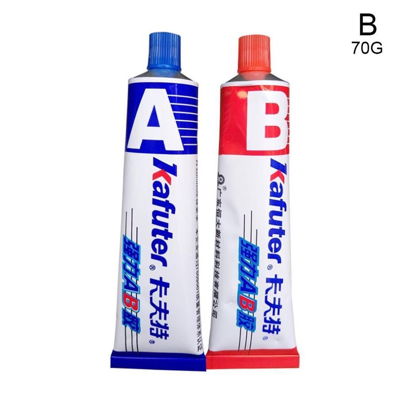 2pcs Strong Adhesive Gel For Industrial Heat Resistance Cold Weld Metal Plastic Repair Paste 16g 70g Optional Glue: 70g
