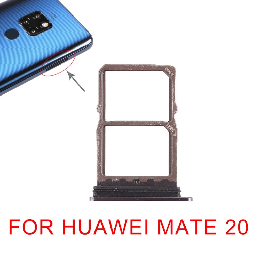 3 color for Huawei 2 x SIM Card Tray/Micro SD Card Tray for Huawei Honor 8X Max/Enjoy 9/Mate 20 Replacement repair parts