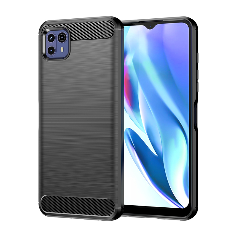 Per Cover Motorola Moto G50 5G custodia per Moto G50 5G Coque Phone paraurti armatura posteriore custodia morbida antiurto per Moto G50 5G Fundas: Black