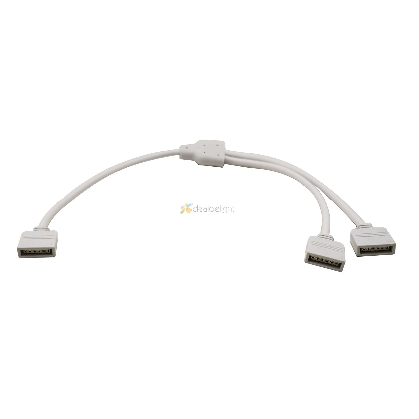 Connecteur séparateur RGBCCT 1 à 2 1 à 3 1 à 4 femelle à femelle, 6 broches, 2.0mm, câble pour bande lumineuse RGB + CCT