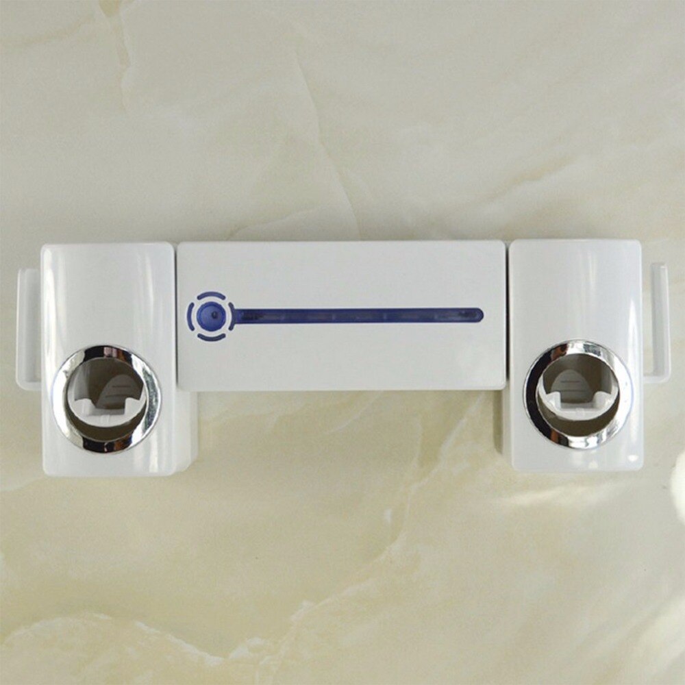 Pro Practical Antibacteria UV Light Ultraviolet Toothbrush Dispenser Sterilizer Bathroom Toothbrush Holder Cleaner With 2 Cups