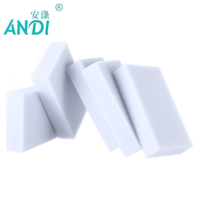 ANDI 100 stks/partij Grijs Magic Melamine Spons 10*6*2 cm Schoonmaak Gum Spons voor Keuken Kantoor Badkamer schoon